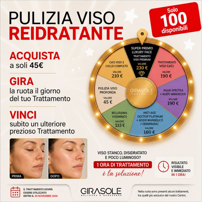 Pulizia Viso Reidratante - Ruota della Bellezza
