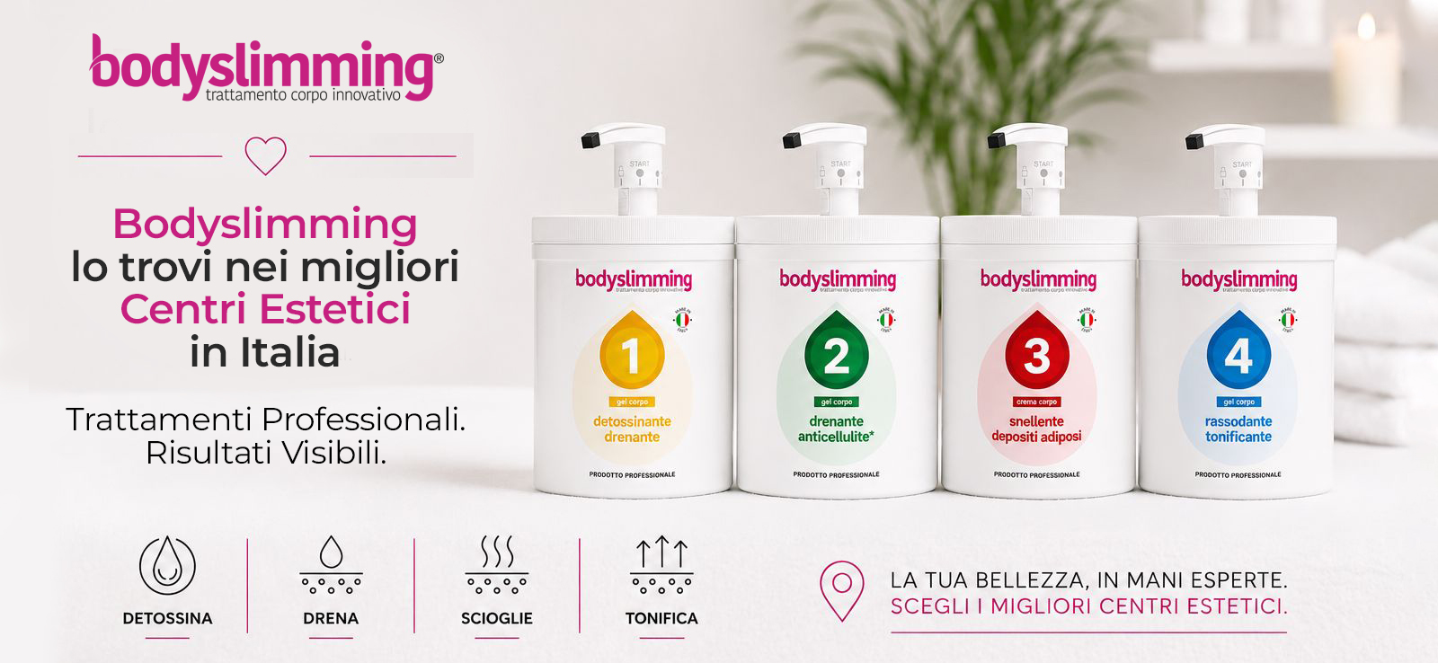 kit 4 fasi bodyslimming a tutto schermo
